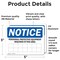 Signmission 3.5 in Height, 5 in Width, Vinyl Decal, Rectangle OS-2PACK-NS-D-35-L-16403 - alternate 6